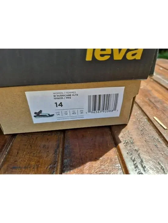 NEW Teva Hurricane XLT2 Sport Sandals Women Sz 14 Pastel Tirquoise Hiking - Picture 7 of 7